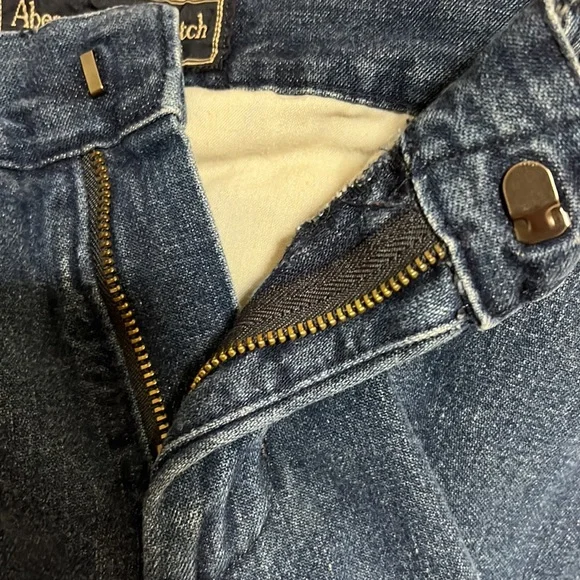 Abercrombie & Fitch Rare Vintage 1892 Wide Leg Flared Jeans Size 6 - Picture 4 of 11